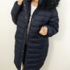 Kurtka Pikowana Zimowa GRACE Plus Size 54-62 granatowa
