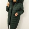 Kurtka Pikowana Zimowa GRACE Plus Size 54-62 zielona