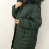 Kurtka Pikowana Zimowa GRACE Plus Size 54-62 zielona - obrazek 4