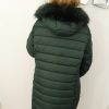 Kurtka Pikowana Zimowa GRACE Plus Size 54-62 zielona - obrazek 3
