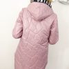 Kurtka Pikowana Przejściowa LEXY2 Plus Size 40-54 pudrowa - obrazek 2