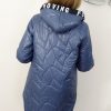 Kurtka Pikowana Przejściowa LEXY2 Plus Size 40-54 niebieski /jeansowy/ - obrazek 2