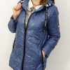 Kurtka Pikowana Przejściowa LEXY2 Plus Size 40-54 niebieski /jeansowy/ - obrazek 5