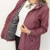 Kurtka Parka Wiatrówka ROSSI 42-50 wrzosowa - obrazek 2