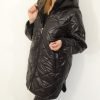 Kurtka Pikowana Jesienna VIOLA Plus Size 54-60 czarna