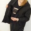 Kurtka Parka Wiatrówka SPRING 42-50 czarna - obrazek 3