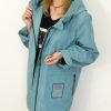 Kurtka Parka Wiatrówka BETTY Plus Size 54-64 morska
