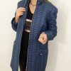 Płaszczyk Drobno Pikowany Przejściowy ELLIE 40-50 jeans - obrazek 4