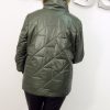 Kurtka Przejściowa Pikowana Rękawy Ściągacze AMELIA od 40 do 52 khaki - obrazek 4