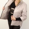 Kurtka Przejściowa Pikowana Rękawy Ściągacze AMELIA2 od 40 do 52 nude - obrazek 6
