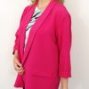 Lekka Marynarka Damska Narzutka Elegancka od 46 do 52 fuksja - obrazek 2