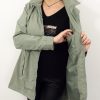 Kurtka Damska Parka Wiatrówka SANDRA od 44 do 54 oliwka - obrazek 9