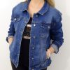 Kurtka Katana Jeansowa MEGI PLUS SIZE od 46 do 54 niebieska