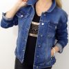 Kurtka Katana Jeansowa MEGI PLUS SIZE od 46 do 54 niebieska - obrazek 5