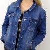 Kurtka Katana Jeansowa MEGI PLUS SIZE od 46 do 54 niebieska - obrazek 6