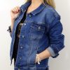 Kurtka Katana Jeansowa MEGI PLUS SIZE od 46 do 54 niebieska - obrazek 7
