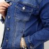 Kurtka Katana Jeansowa MEGI PLUS SIZE od 46 do 54 niebieska - obrazek 2