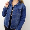 Kurtka Katana Jeansowa MEGI PLUS SIZE od 46 do 54 niebieska - obrazek 8