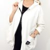 Letnia Bawełniana Bluza NATURAL PLUS SIZE rozmiar uniwersalny od 44 do 52 śmietankowa - obrazek 2