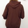 Letnia Bawełniana Bluza NATURAL PLUS SIZE rozmiar uniwersalny od 44 do 52 czekoladowa - obrazek 2