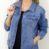 Kurtka Katana Jeansowa RICA PLUS SIZE od 48 do 56 błękitna