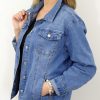 Kurtka Katana Jeansowa RICA PLUS SIZE od 48 do 56 błękitna - obrazek 2