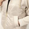 Kurtka Łączona Luźna TRENDY PREMIUM od 40 do 52 beżowa - obrazek 8