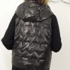 Kurtka Łączona Luźna TRENDY PREMIUM od 40 do 52 czarna - obrazek 2