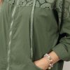 Narzutka Bawełniana Letnia DAISY rozmiar uniwersalny od 42 do 52 khaki - obrazek 8