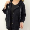 Kurtka Katana Włoska MICHELA Plus Size rozmiar uniwersalny od 42 do 50 czarna - obrazek 3