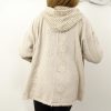 Kurtka Katana Włoska MICHELA Plus Size rozmiar uniwersalny od 42 do 50 beż - obrazek 2