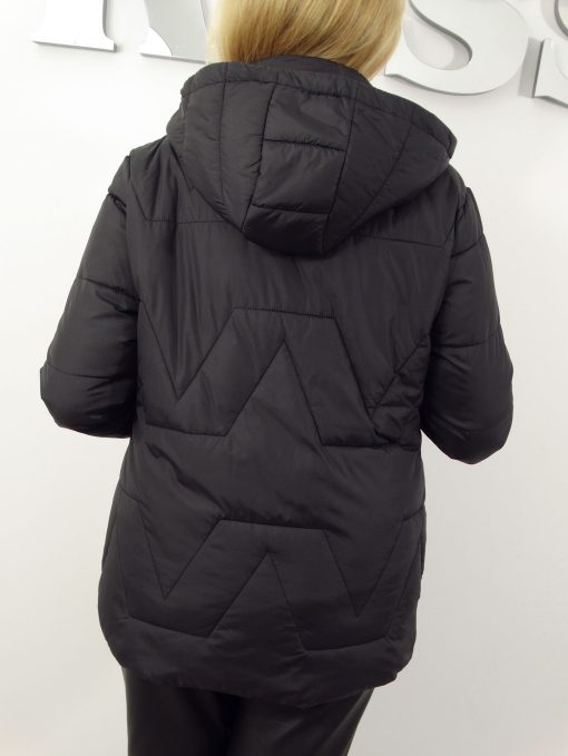 Kurtka Damska Pikowana Przejściowa STELLA od 42 do 52 czarna