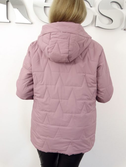 Kurtka Damska Pikowana Wiosenna Przejściowa DALIA od 40 do 54 pudrowa