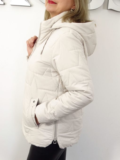 Kurtka Damska Pikowana Wiosenna Przejściowa DALIA od 40 do 54 kremowa