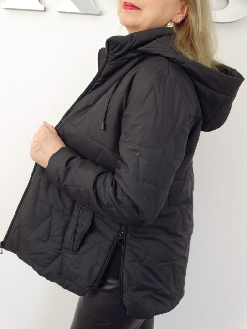 Kurtka Damska Pikowana Wiosenna Przejściowa DALIA od 40 do 54 czarna