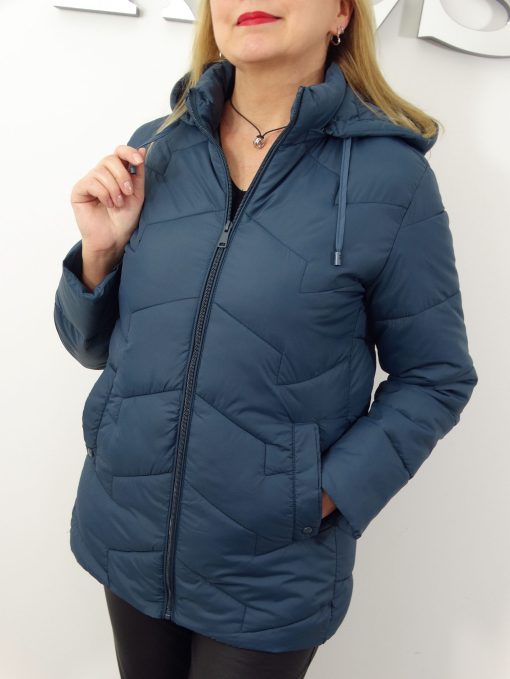 Kurtka Damska Pikowana Przejściowa SAMANTA od 42 do 52 morska zieleń