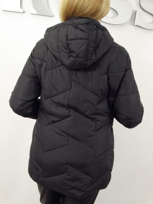 Kurtka Damska Pikowana Przejściowa SAMANTA od 42 do 52 czarna