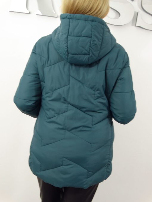 Kurtka Damska Pikowana Przejściowa SAMANTA od 42 do 52 zielona
