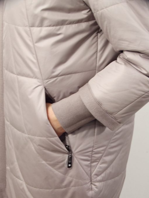 Kurtka Damska Płaszczyk Wiosenny CALLA PREMIUM od 42 do 62 beż nude