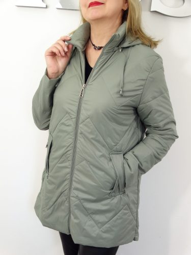 Kurtka Damska Płaszczyk Wiosenny FLORENS od 44 do 54 szałwiowy