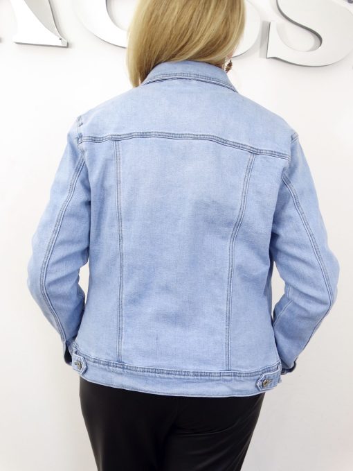 Kurtka Damska Katana Jeansowa Klasyczna IGA od 38 do 48 błękitna