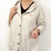 Bluza Damska Narzutka Bawełniana DORIA rozmiar uni od 42 do 52 kremowa